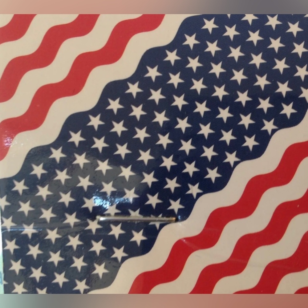 Bandana Red White Blue Stars Stripes US Flag Neckerchief Cancer Scarf New